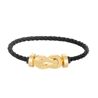[Rosla Jewelry]CHANCE LARGE 8 FIGURE BUCKLE NO DIAMOND BRACELET GOLD