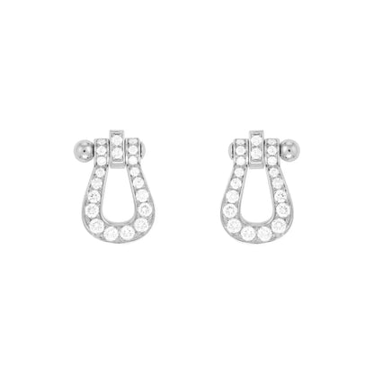 [Rosla Jewelry]FORCE 10 FULL DIAMOND STUD EARRINGS MINI MODEL