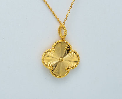 [Rosla Jewelry]CLOVER 25MM PEDANT NECKLACE GOLD