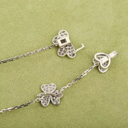 [Rosla Jewelry]FRIVOLE SILVER 9 FLOWERS NECKLACE