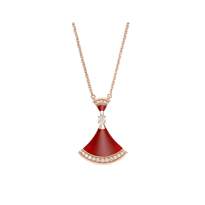 [Rosla Jewelry]DREAM NECKLACE CARNELIAN DIAMOND