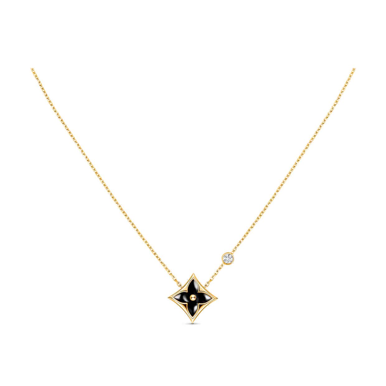 [Rosla Jewelry]STAR BLACK MOP NECKLACE