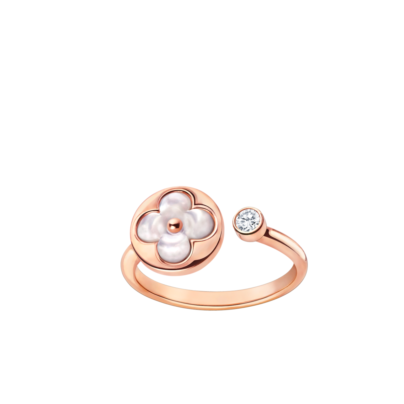 [Rosla Jewelry]SUN 1 DIAMOND PINK MOP RING